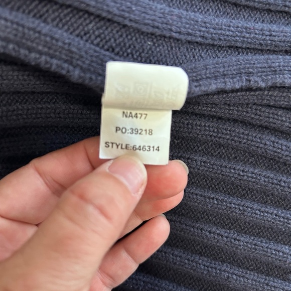 Ralph Lauren Chaps Blue and White V-Neck Sweater Pullover Men’s XL Y2K 90’s - Picture 9 of 10